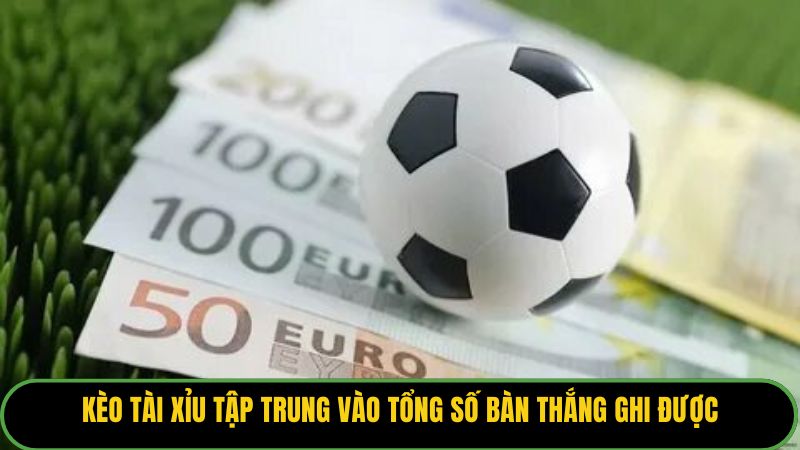 Kèo Tài Xỉu tập trung vào tổng số bàn thắng ghi được.